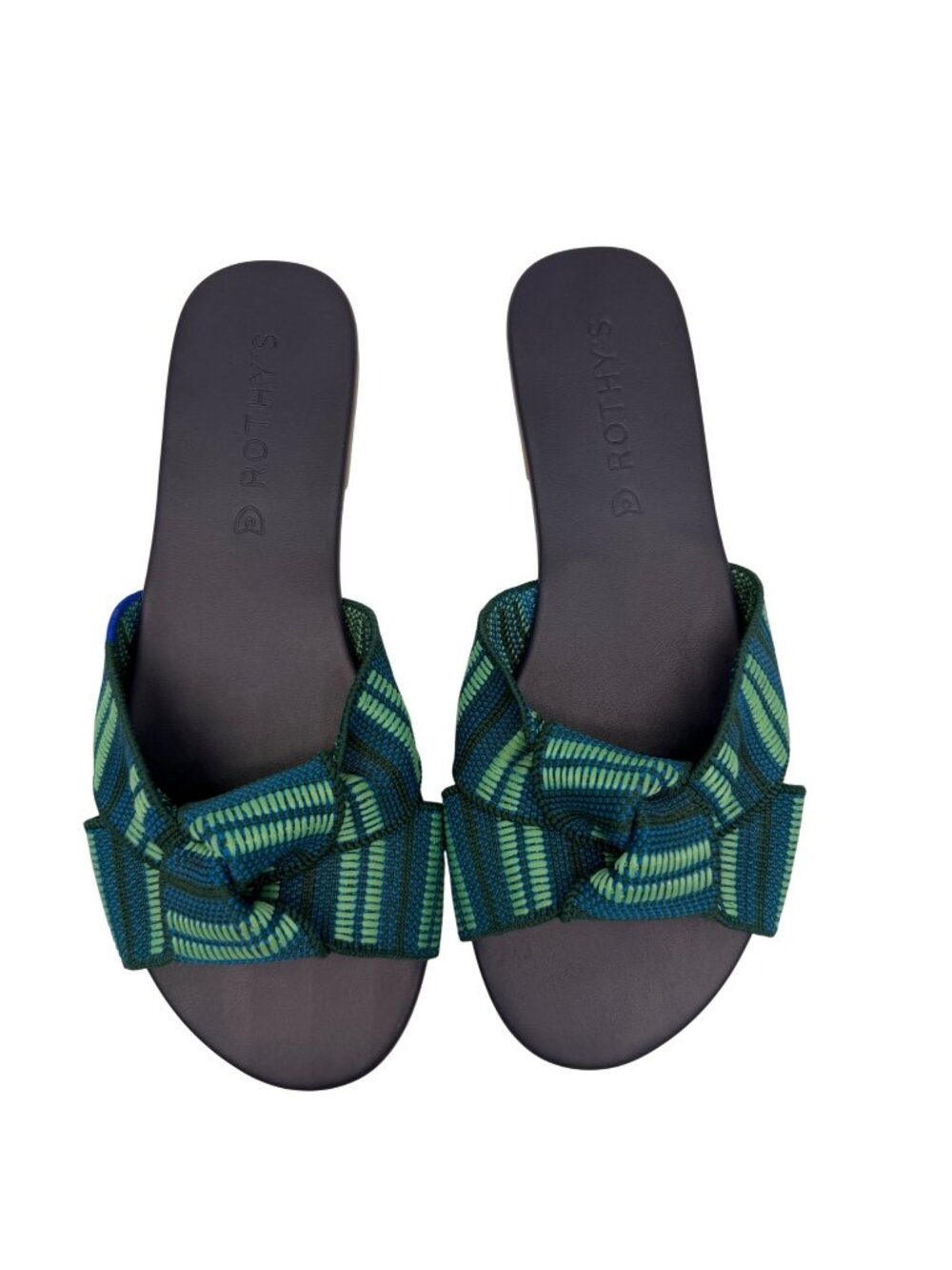 Rothy’s knotted jungle Flat Summer Vacation Beach sandals women’s Size 5